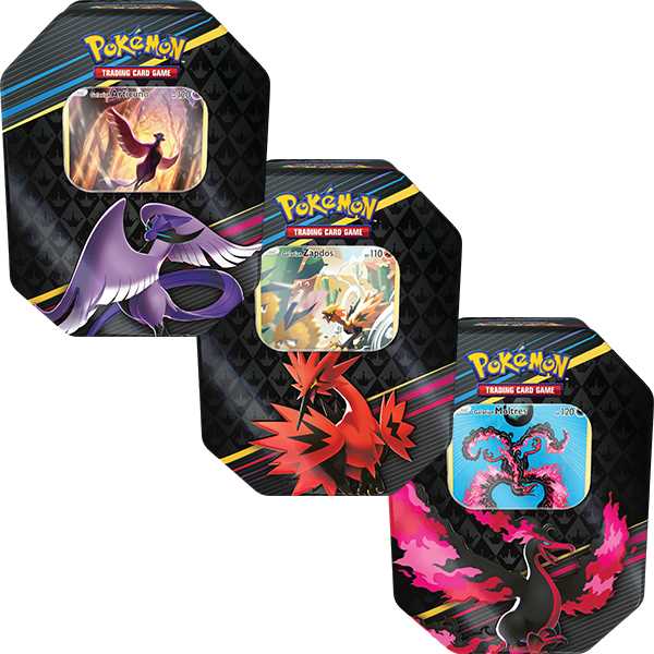 1x Pokémon TCG: Sword & Shield 12.5 Crown Zenith Tin (Moltres/Articuno/Zapdos Galarian)