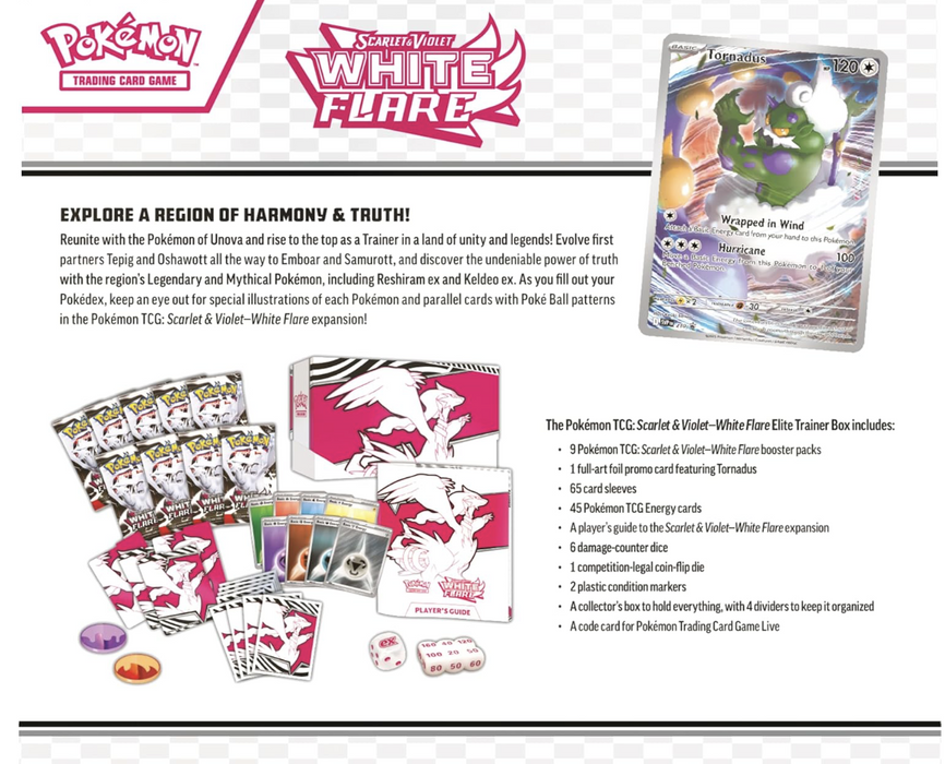 Pokémon TCG: Scarlet & Violet—White Flare Elite Trainer Box