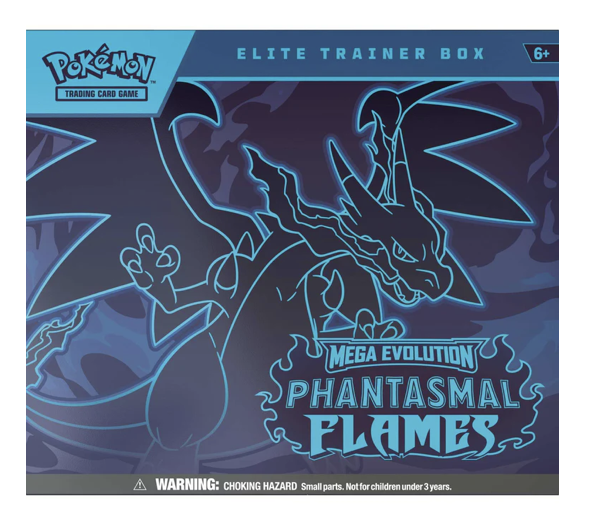 Pokémon TCG: Mega Evolution Phantasmal Flames - Elite Trainer Box