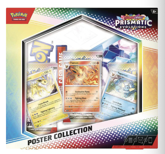 Pokémon TCG: Scarlet & Violet 8.5 - Prismatic Evolutions - Poster Collection