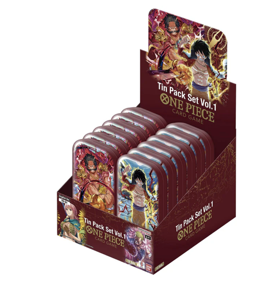 One Piece Card Game: Tin Pack Set (TS-01)-Sealed display (12 Tins)